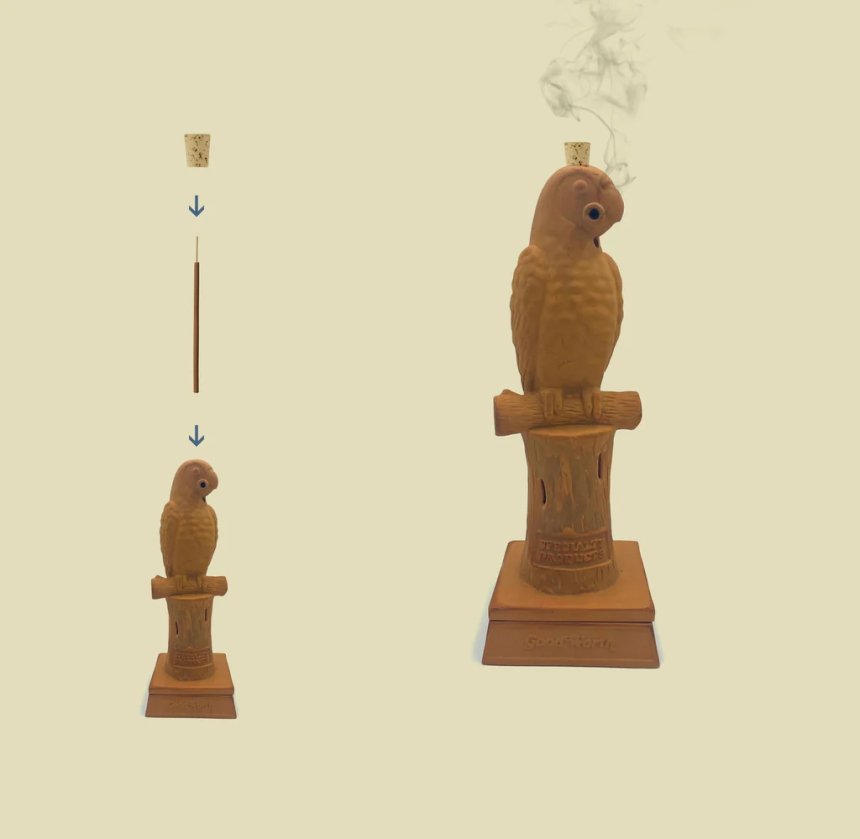 GOOD WORTH & CO. SMOKING PARROT INCENSE BURNER (グッドワース お香