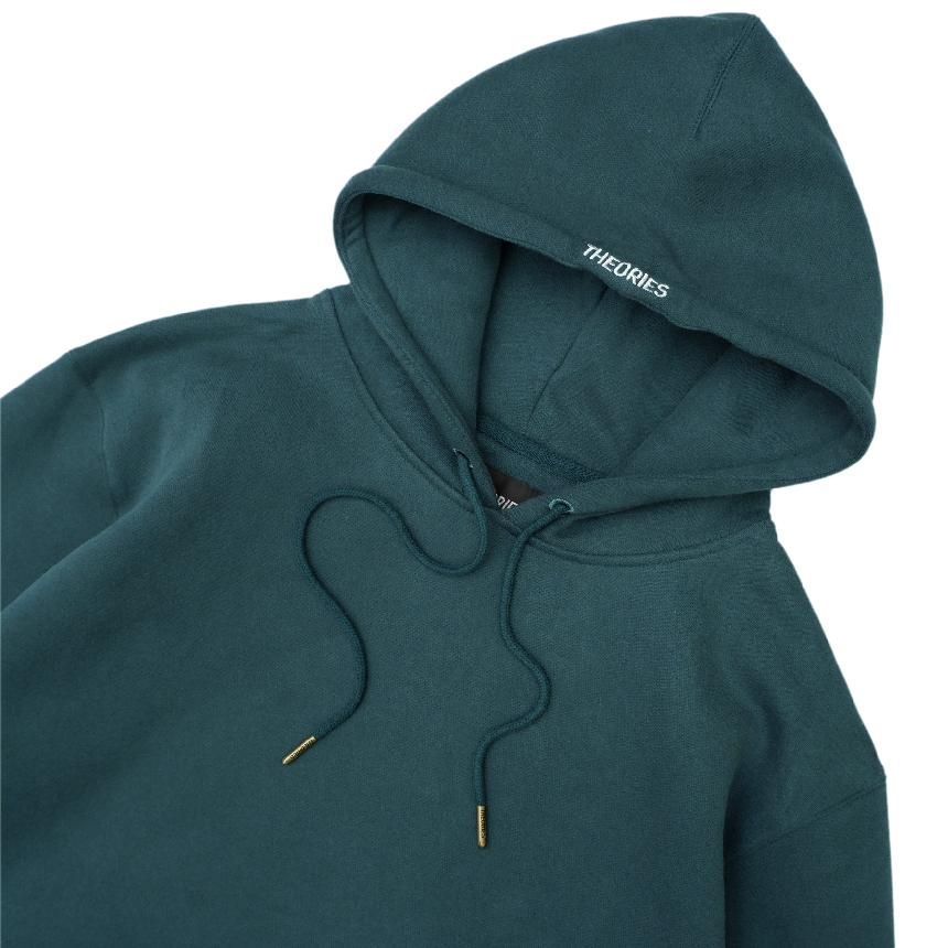 THEORIES SCRIBBLE SPORT PULLOVER HOODIE / PETROL BLUE（セオリーズ