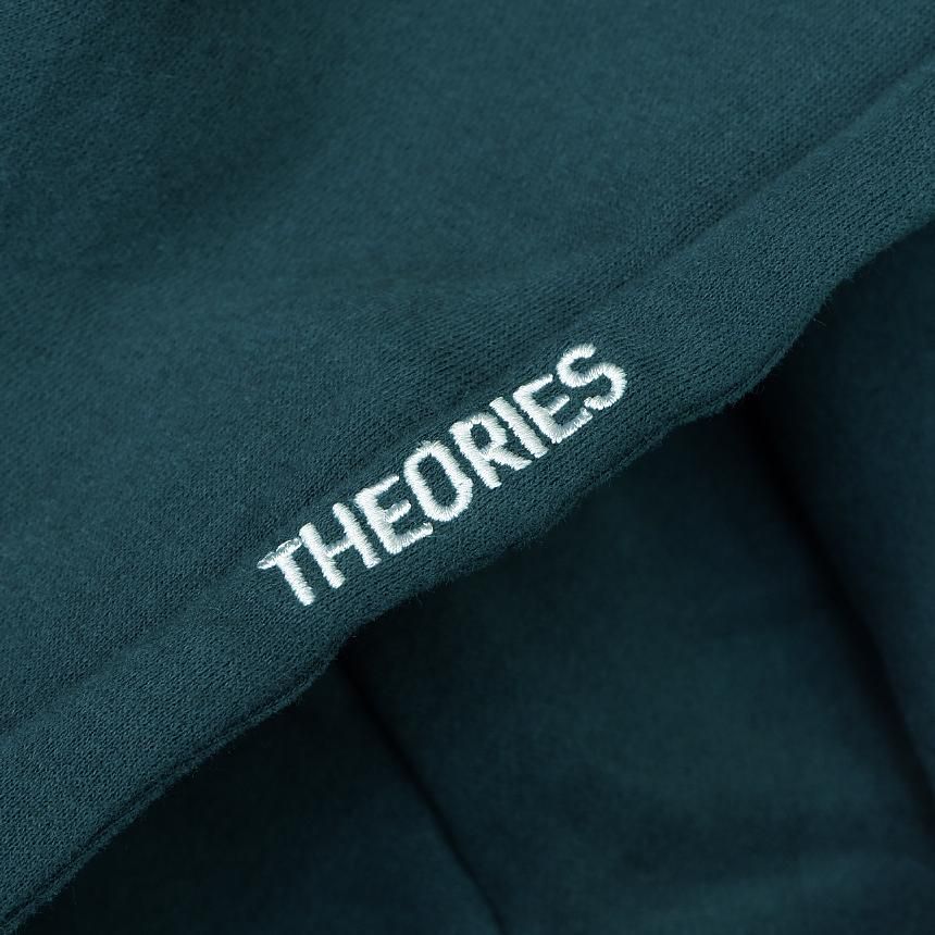 THEORIES SCRIBBLE SPORT PULLOVER HOODIE / PETROL BLUE（セオリーズ