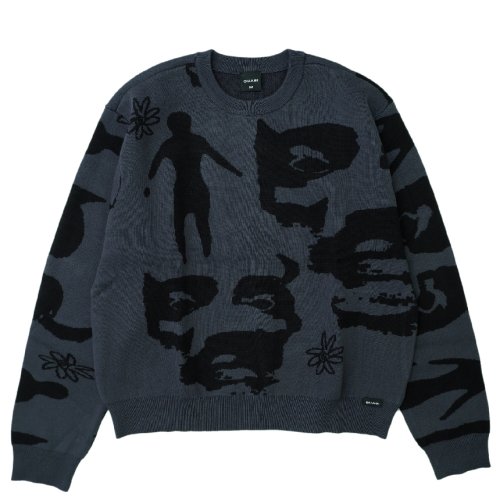 <img class='new_mark_img1' src='https://img.shop-pro.jp/img/new/icons5.gif' style='border:none;display:inline;margin:0px;padding:0px;width:auto;' />QUASI STONEAGE SWEATER / OCEAN (クアジ ニットセーター)