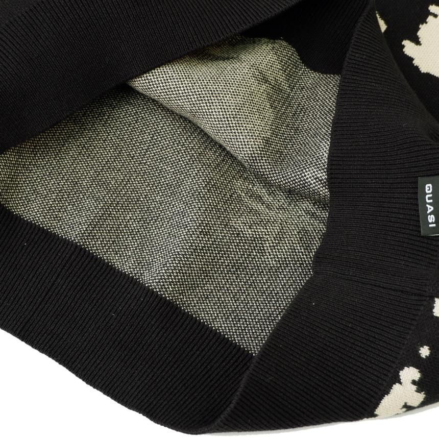 QUASI STONEAGE SWEATER / BLACK (クアジ ニットセーター