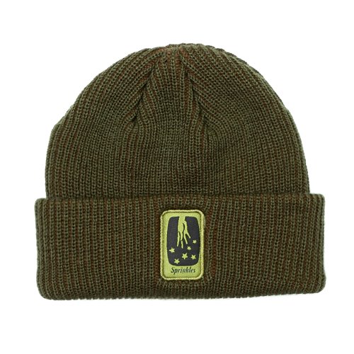 <img class='new_mark_img1' src='https://img.shop-pro.jp/img/new/icons5.gif' style='border:none;display:inline;margin:0px;padding:0px;width:auto;' />SPRINKLES SF KNIT BEANIE / GREEN BROWN  (ץ󥯥 ӡˡ)
