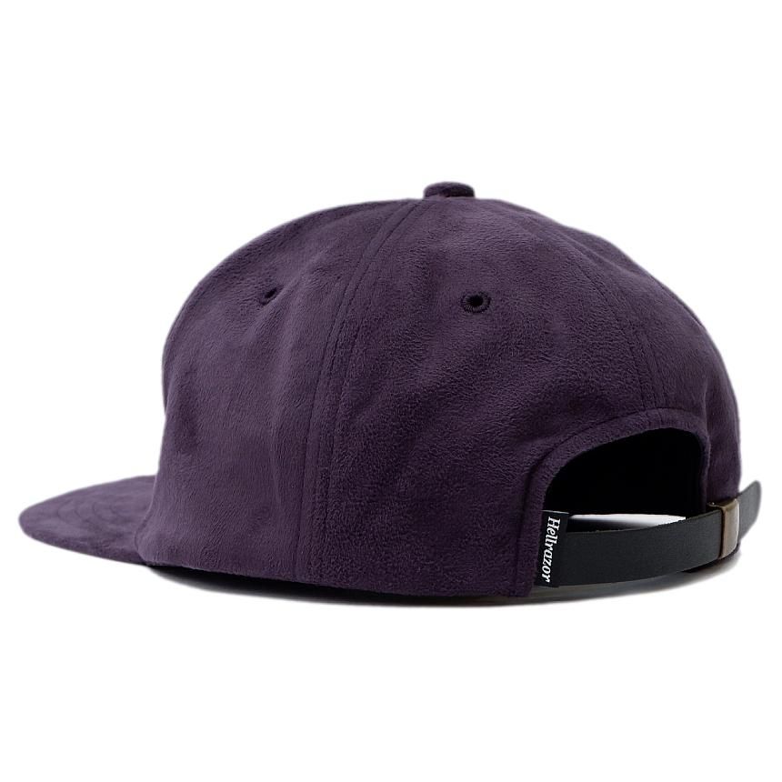 HELLRAZOR SCRIPT SUEDE 5PANEL CAP / PURPLE (ヘルレイザー 5