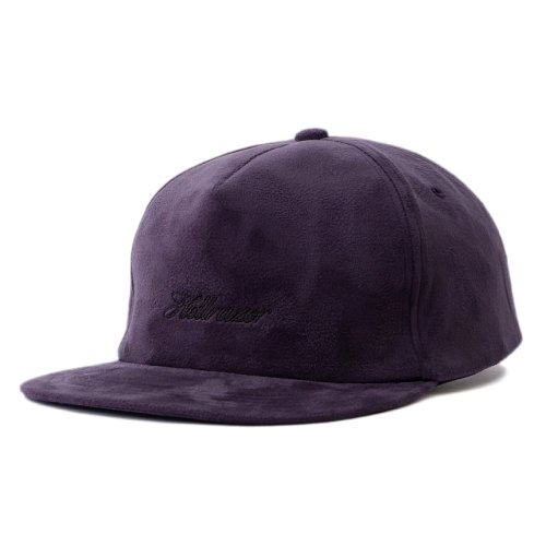 <img class='new_mark_img1' src='https://img.shop-pro.jp/img/new/icons5.gif' style='border:none;display:inline;margin:0px;padding:0px;width:auto;' />HELLRAZOR SCRIPT SUEDE 5PANEL CAP / PURPLE (ヘルレイザー 5パネルキャップ）