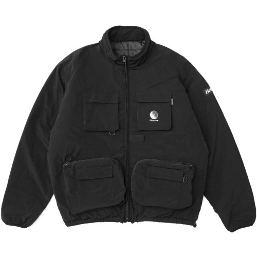 <img class='new_mark_img1' src='https://img.shop-pro.jp/img/new/icons5.gif' style='border:none;display:inline;margin:0px;padding:0px;width:auto;' />HELLRAZOR REVERSIBLE ARMY CARGO PUFF JACKET / BLACK (إ쥤 㥱å/)
