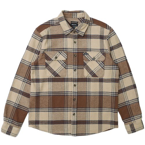 <img class='new_mark_img1' src='https://img.shop-pro.jp/img/new/icons5.gif' style='border:none;display:inline;margin:0px;padding:0px;width:auto;' />BRIXTON BOWERY HEAVY WEIGHT L/S FLANNEL SHIRT / SAND/BISON (ブリクストン 長袖ネルシャツ)