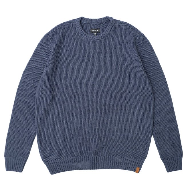 BRIXTON JACQUES WAFFLE KNIT SWEATER / OMBRE BLUE (ブリクストン 
