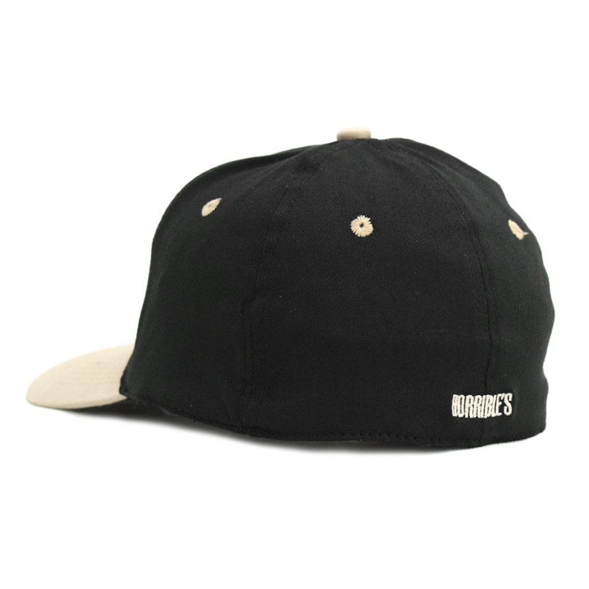 HORRIBLE'S LE'S FITTED 2TONE 6PANEL CAP / BLACK/KHAKI (ホリブルズ