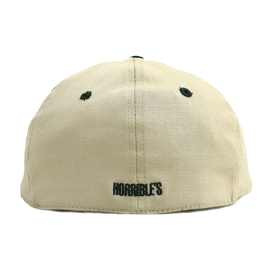 HORRIBLE'S LE'S FITTED 2TONE 6PANEL CAP / KHAKI/DARK GREEN (ホリブルズ 6パネルキャップ)