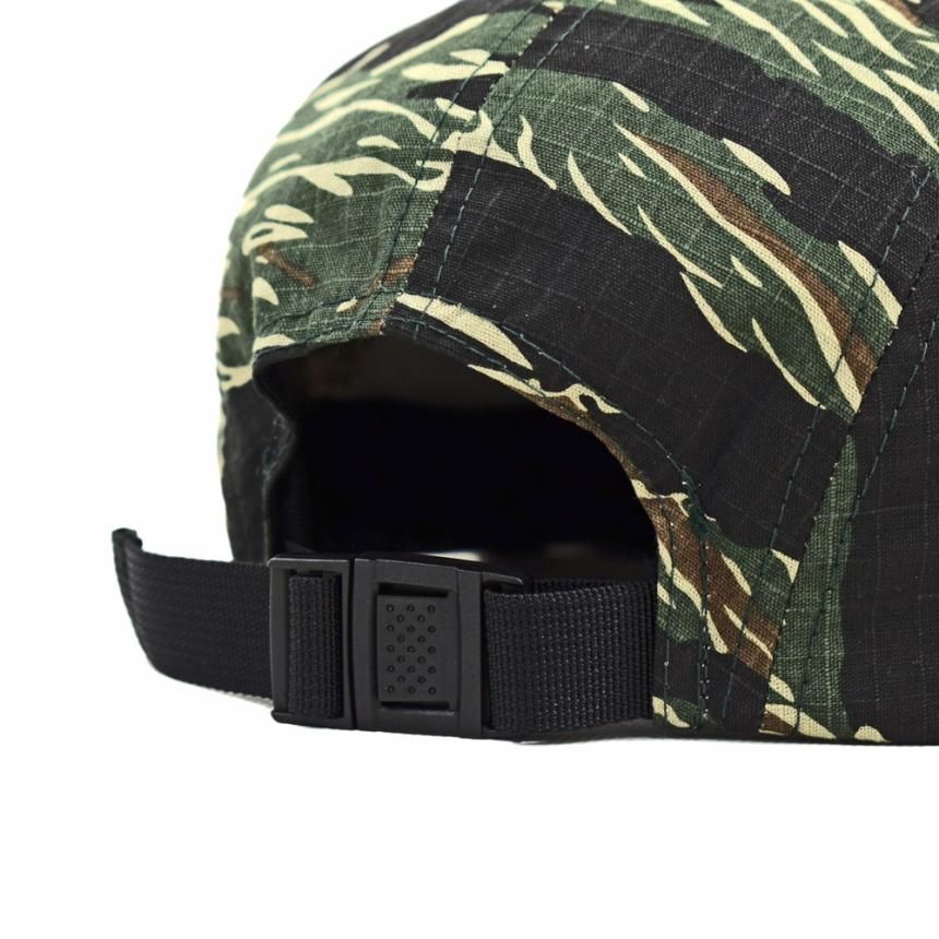 HORRIBLE'S RUBBER PATCH 5PANEL CAMP CAP / TIGER CAMO