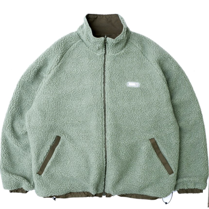 HORRIBLE'S NOME REVERSIBLE NYLON BOA FLEECE JACKET / OLIVE (ホリブルズ  フリースジャケット) - HORRIBLE'S PROJECT｜HORRIBLE'S｜SAYHELLO | HELLRAZOR | Dime MTL  | QUASI | 