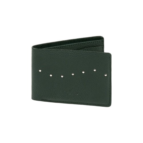 <img class='new_mark_img1' src='https://img.shop-pro.jp/img/new/icons5.gif' style='border:none;display:inline;margin:0px;padding:0px;width:auto;' />Dime STUDDED BIFOLD WALLET / FOREST (ダイム ウォレット)