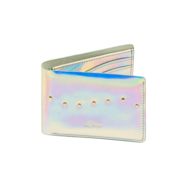 Dime STUDDED BIFOLD WALLET / HOLOGRAPHIC (ダイム ウォレット) - HORRIBLE'S  PROJECT｜HORRIBLE'S｜SAYHELLO | HELLRAZOR | Dime MTL | QUASI | HOTEL BLUE |  GX1000 |