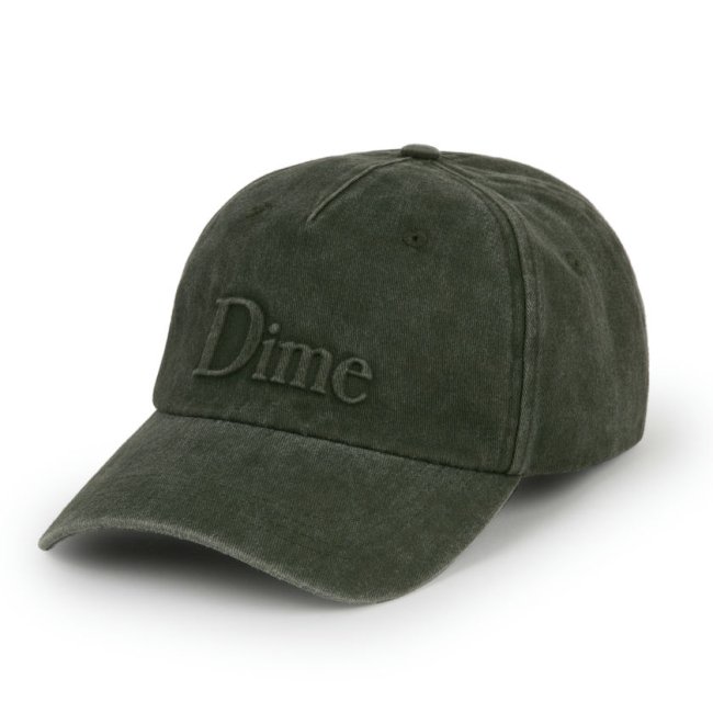 Dime CLASSIC EMBOSSED UNIFORM CAP / MILITARY WASHED (ダイム