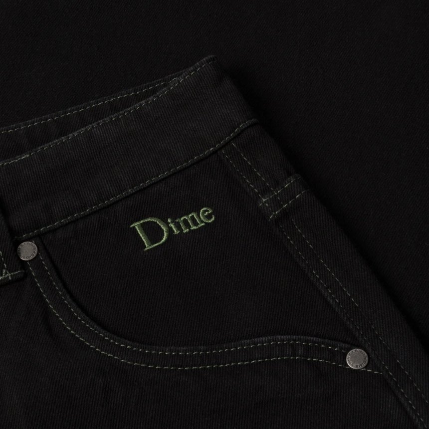 Dime Classic Baggy Denim Pants / BLACK (ダイム デニムパンツ 