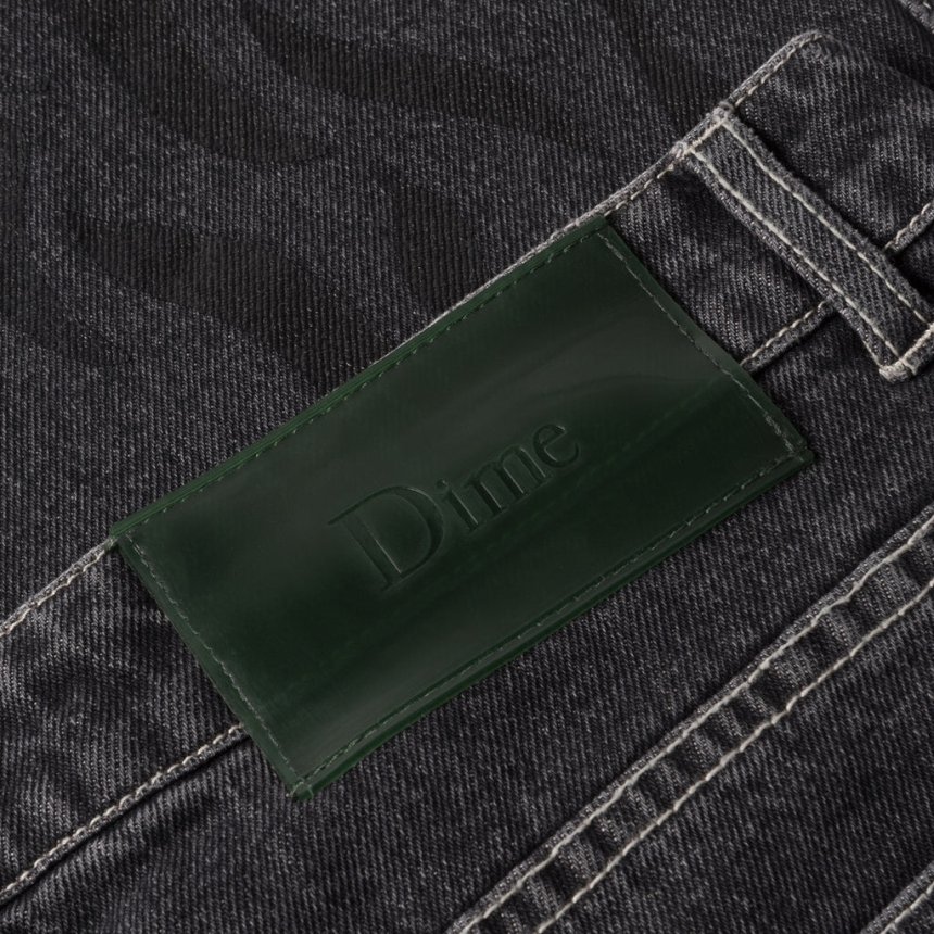 Dime FLAMEPUZZ RELAXED DENIM PANTS / BLACK WASHED (ダイム デニム 