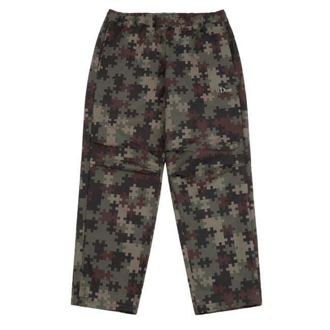 Dime RELAXED ZIP PANTS / PUZZLE CAMO (ダイム ナイロン ...