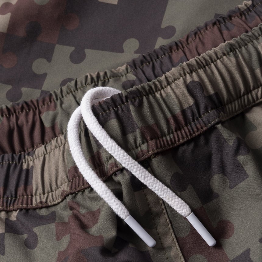 Dime RELAXED ZIP PANTS / PUZZLE CAMO (ダイム ナイロンパンツ ...