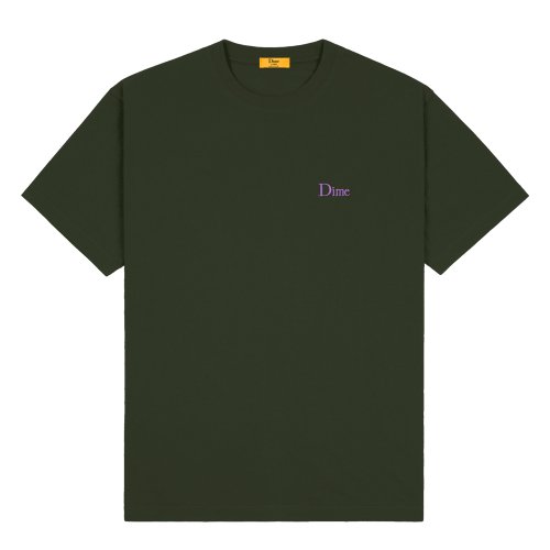 <img class='new_mark_img1' src='https://img.shop-pro.jp/img/new/icons5.gif' style='border:none;display:inline;margin:0px;padding:0px;width:auto;' />Dime Classic Small Logo T-Shirt / FOREST GREEN ( T / Ⱦµ)