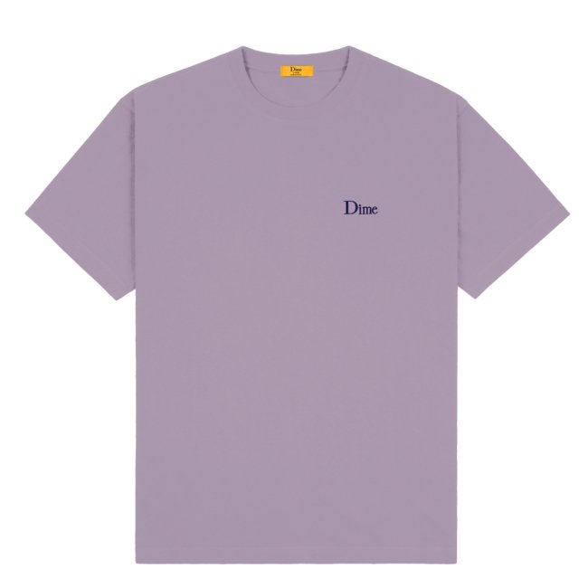 Dime Classic Small Logo T-Shirt / PLUM GRAY (ダイム Tシャツ 