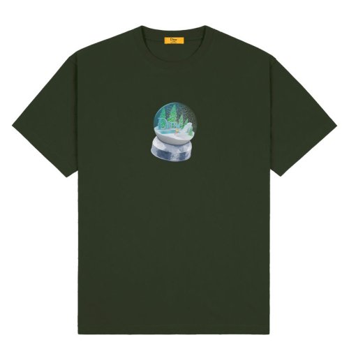 <img class='new_mark_img1' src='https://img.shop-pro.jp/img/new/icons5.gif' style='border:none;display:inline;margin:0px;padding:0px;width:auto;' />Dime SNOW GLOBE T-Shirt / FOREST GREEN ( T / Ⱦµ)