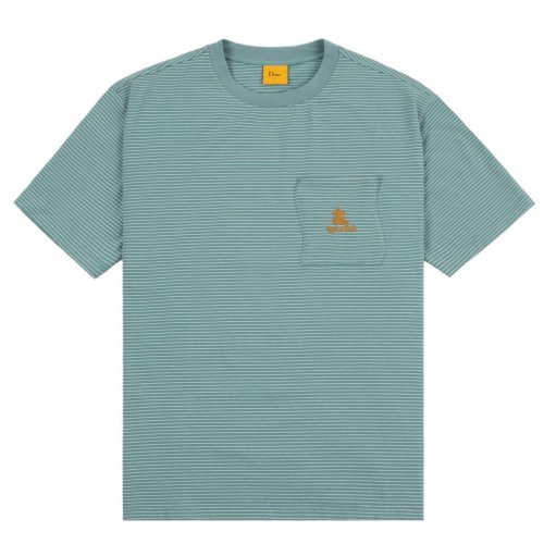 <img class='new_mark_img1' src='https://img.shop-pro.jp/img/new/icons5.gif' style='border:none;display:inline;margin:0px;padding:0px;width:auto;' />Dime STRIPED POCKET T-SHIRT / SEAFOAM ( T / Ⱦµ)