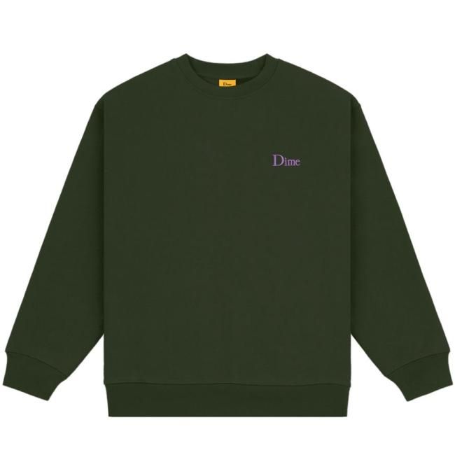 Dime Classic Small Logo Crewneck / FOREST GREEN (ダイム クルー ...