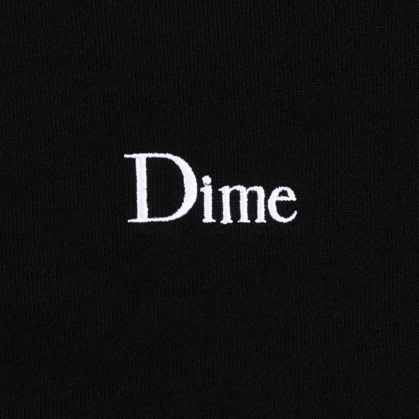 Dime Classic Small Logo Hoodie / BLACK (ダイム パーカー