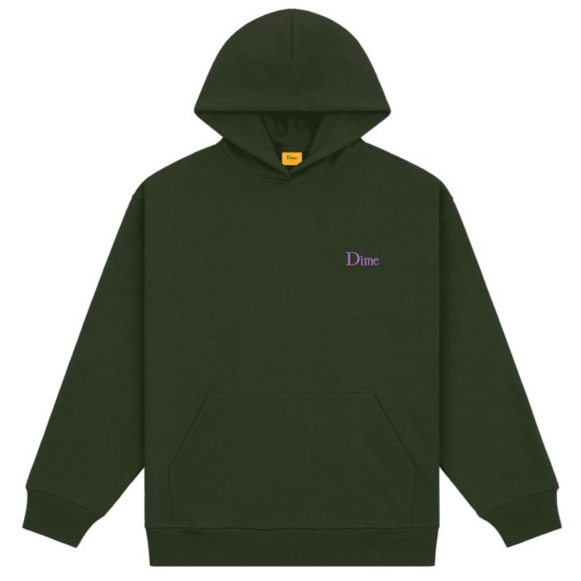 Dime Classic Small Logo Hoodie / FOREST GREEN (ダイム パーカー ...