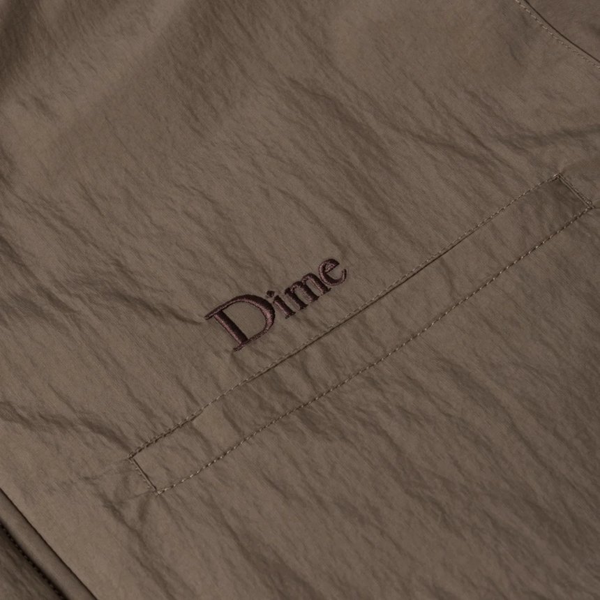 Dime PLEIN-AIR JACKET / CHOCOLATE (ダイム ナイロン中綿ジャケット