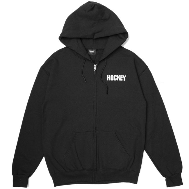 HOCKEY UNDEAD WARRIOR ZIP UP HOODIE / BLACK (ホッキー パーカー