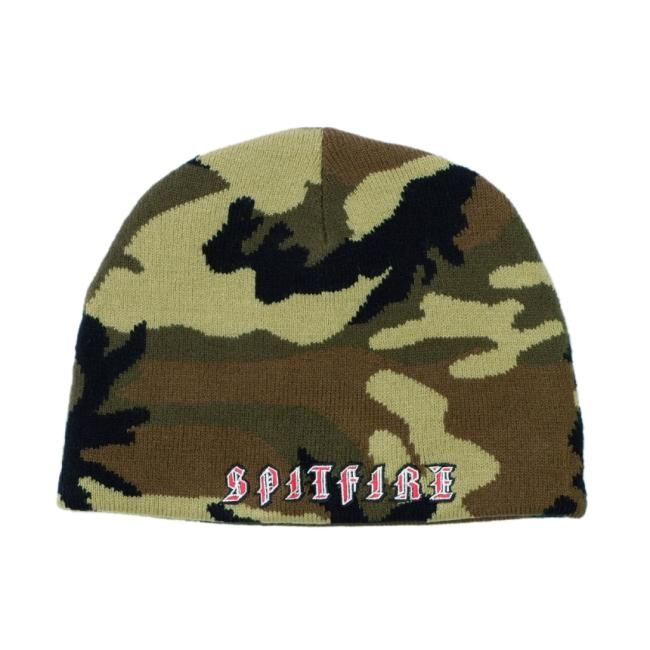 SPITFIRE OLD E SKULLY BEANIE / CAMO (スピットファイアー ビーニーキャップ) - HORRIBLE'S  PROJECT｜HORRIBLE'S｜SAYHELLO | HELLRAZOR | Dime MTL | QUASI | HOTEL BLUE |  GX1000 