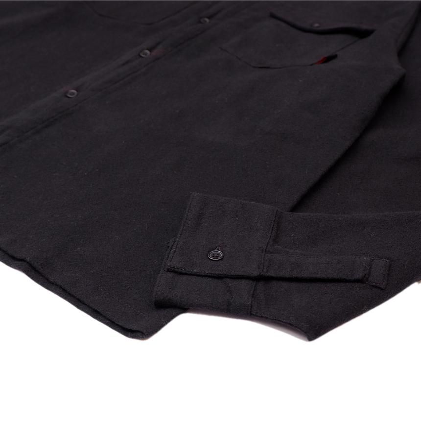 SPITFIRE OLD E FLANNEL CUSTOM SHIRT / BLACK/RED (スピット