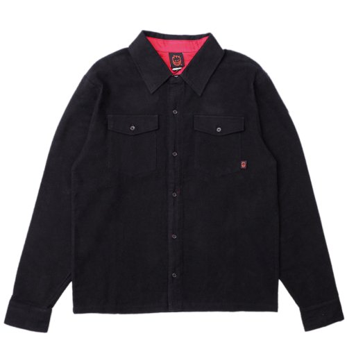 <img class='new_mark_img1' src='https://img.shop-pro.jp/img/new/icons1.gif' style='border:none;display:inline;margin:0px;padding:0px;width:auto;' />SPITFIRE OLD E FLANNEL CUSTOM SHIRT / BLACK/RED (スピットファイアー フランネルシャツ)