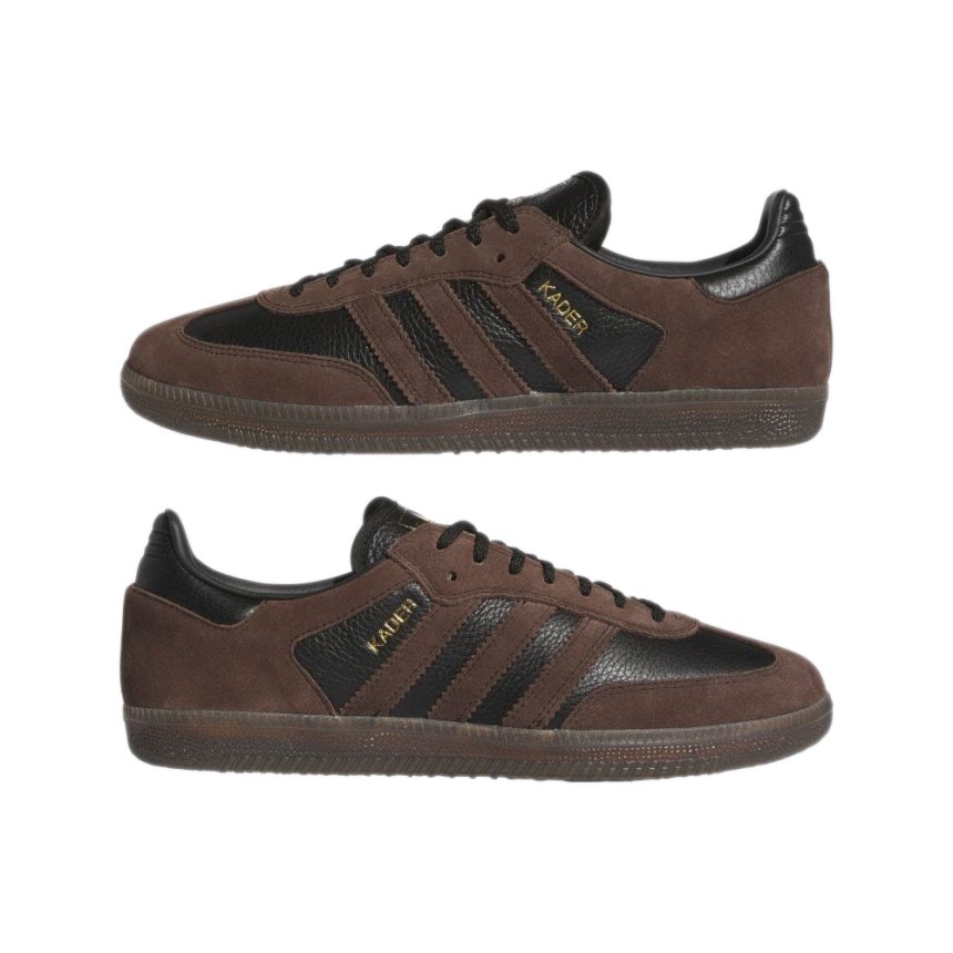 ADIDAS SKATEBOARDING SAMBA ADV × KADER / BROWN/BLACK/GUM ...