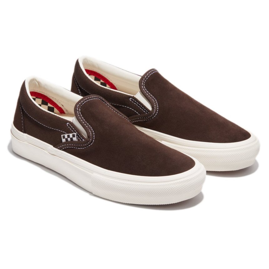 VANS SKATE SLIP-ON / CHOCOLATE BROWN（バンズ/ヴァンズ スケート スリッポン スニーカー） -  HORRIBLE'S PROJECT｜HORRIBLE'S｜SAYHELLO | HELLRAZOR | Dime MTL | QUASI |  HOTEL BLUE | GX1000 | THEORIES | VANS SKATE | 正規取扱い販売店 