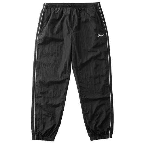 <img class='new_mark_img1' src='https://img.shop-pro.jp/img/new/icons5.gif' style='border:none;display:inline;margin:0px;padding:0px;width:auto;' />GRAND COLLECTION CRINKLE NYLON TRACK PANT / BLACK (グランドコレクション ナイロンパンツ)