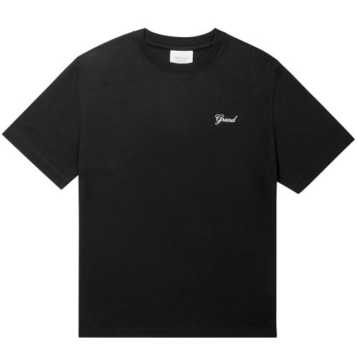 <img class='new_mark_img1' src='https://img.shop-pro.jp/img/new/icons5.gif' style='border:none;display:inline;margin:0px;padding:0px;width:auto;' />GRAND COLLECTION SCRIPT TEE / BLACK (グランドコレクション Tシャツ / 半袖)