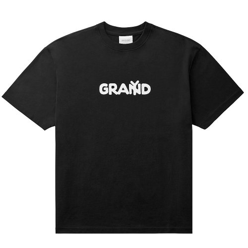 <img class='new_mark_img1' src='https://img.shop-pro.jp/img/new/icons5.gif' style='border:none;display:inline;margin:0px;padding:0px;width:auto;' />GRAND COLLECTION GRAND NY TEE / BLACK (グランドコレクション Tシャツ / 半袖)