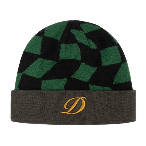 <img class='new_mark_img1' src='https://img.shop-pro.jp/img/new/icons5.gif' style='border:none;display:inline;margin:0px;padding:0px;width:auto;' />Dime D Checkered Cuff Beanie / FOREST GREEN ( ˥åȥå/ӡˡ)