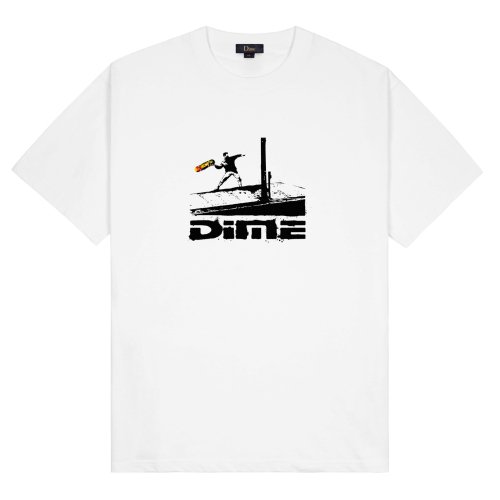 <img class='new_mark_img1' src='https://img.shop-pro.jp/img/new/icons5.gif' style='border:none;display:inline;margin:0px;padding:0px;width:auto;' />Dime Banky T-Shirt / WHITE ( T / Ⱦµ)