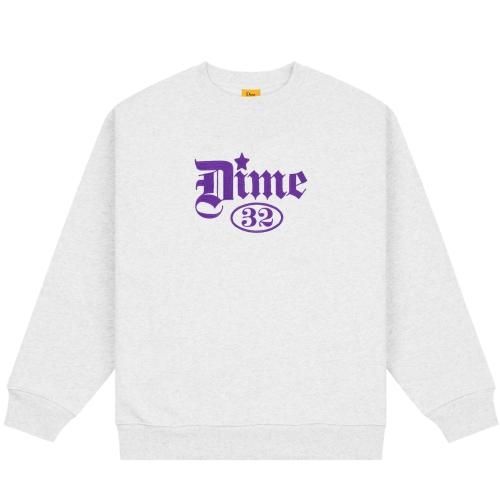 Dime Classic Small Logo Crewneck / Charcoal (ダイム クルー