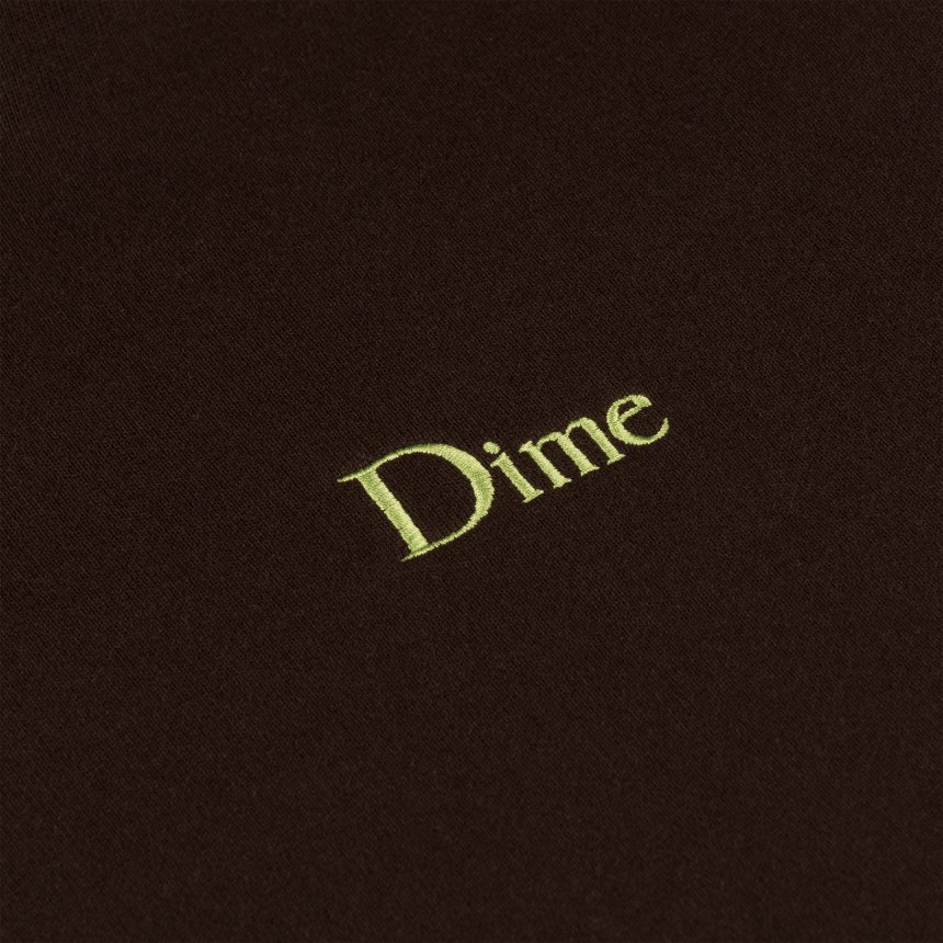 Dime Classic Small Logo Crewneck / DEEP BROWN (ダイム クルーネック ...