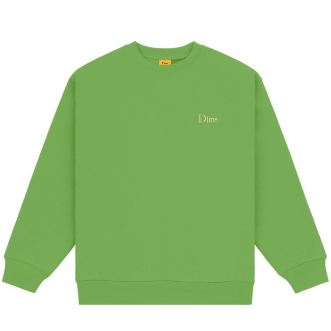 Dime Classic Small Logo Crewneck / KELLY GREEN (ダイム クルーネック / スウェット) -  HORRIBLE'S PROJECT｜HORRIBLE'S｜SAYHELLO | HELLRAZOR | Dime MTL | QUASI |  HOTEL BLUE | GX1000 | THEORIES | VANS SKATE 