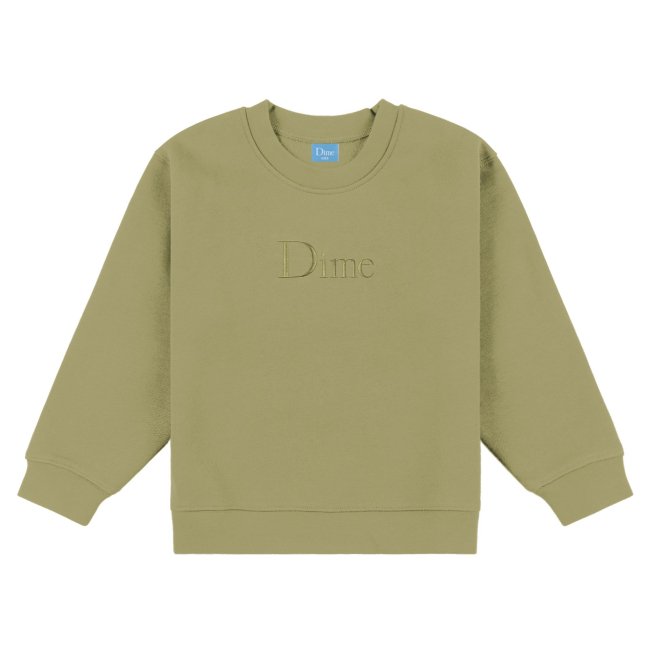 Dime Classic Logo Crewneck Kids / ARMY GREEN (ダイム キッズ ...