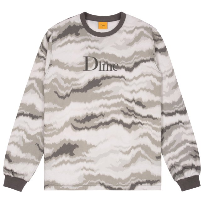 Dime Frequency L/S Shirt / GRAY (ダイム 長袖 Tシャツ) - HORRIBLE'S 