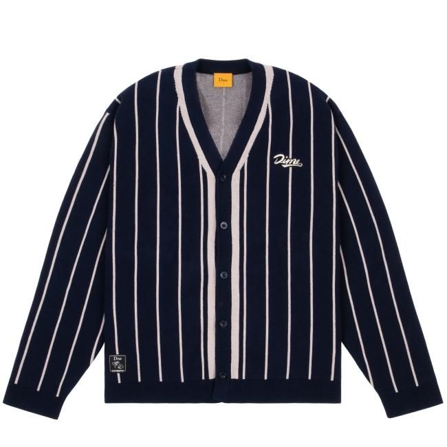 Dime Baseball Knit Cardigan / NAVY (ダイム ニット / カーディガン / セーター) - HORRIBLE'S  PROJECT｜HORRIBLE'S｜SAYHELLO | HELLRAZOR | Dime MTL | QUASI | HOTEL BLUE |  