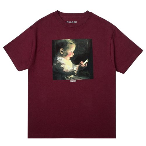 <img class='new_mark_img1' src='https://img.shop-pro.jp/img/new/icons5.gif' style='border:none;display:inline;margin:0px;padding:0px;width:auto;' />QUASI CHILD CARE TEE / MAROON ( T/Ⱦµ)