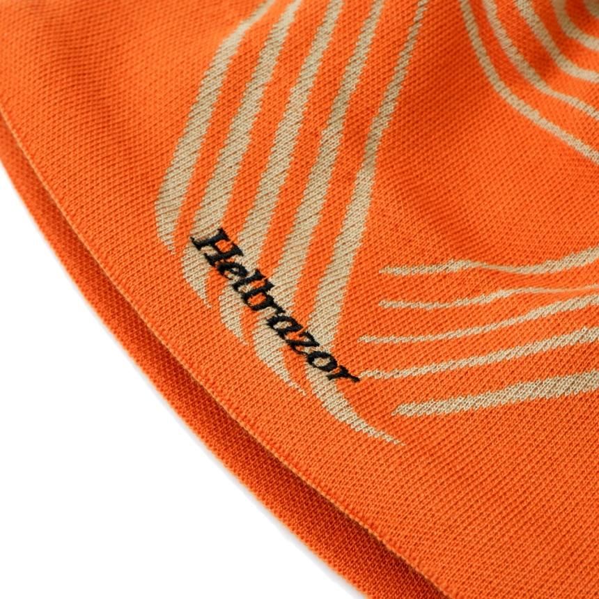 HELLRAZOR RAZE LOGO BEANIE / ORANGE (ヘルレイザー ビーニー