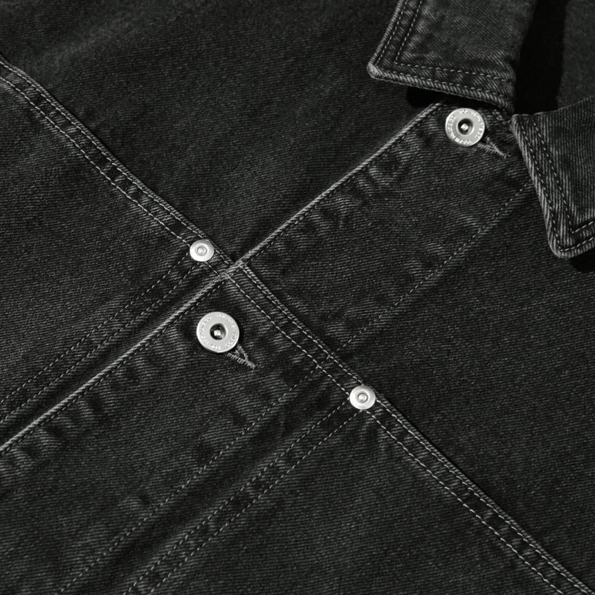 POLAR DENIM PATRIK JACKET / SILVER BLACK (ポーラー デニム